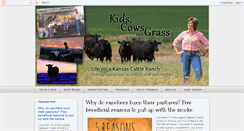 Desktop Screenshot of kidscowsandgrass.com